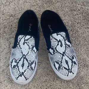 Snake skin Qupid shoes
